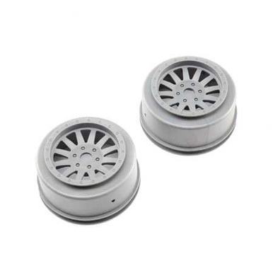 Losi Silver Wheels, Pair, Super Baja Rey