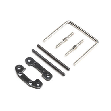 Losi Front Hinge Pin and Brace Set, Super Rock Rey