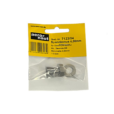 AeroNaut clamping collet suit 4mm shaft, suit 30mm Cool Nose Spinner