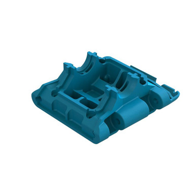 Arrma Rear Lower Skid/Gearbox Mount, Blue, Gorgon