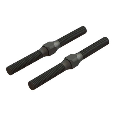 Arrma Steel Turnbuckle M4x48mm Black 2pcs, AR330542