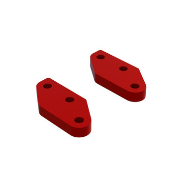 Arrma Aluminium Steering Plate A, Red, 2pcs, 8S BLX, AR340158, Clearance