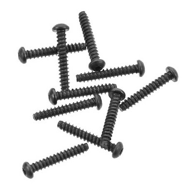 Axial Hex Socket Tapping Button Head Screw, M2.6x15mm, 10 Pieces, AXA0426