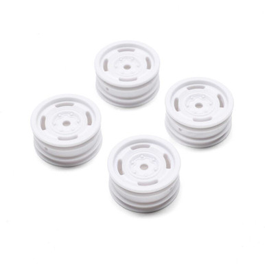 Axial 1.0 Bronco Heritage Wheels, White, SCX24