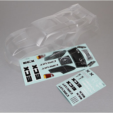 ECX Body, Clear, 1/10 2wd Circuit