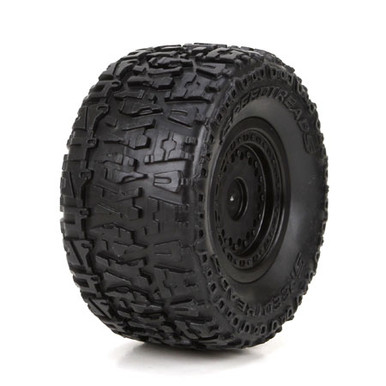 ECX Front/Rear Premount Tire, 1/18 4WD Ruckus (2)