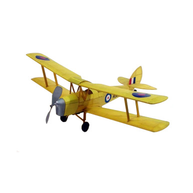 Dumas 208 Tiger Moth Walnut Scale 17.5inch Rubber Band Powered Plane Kit