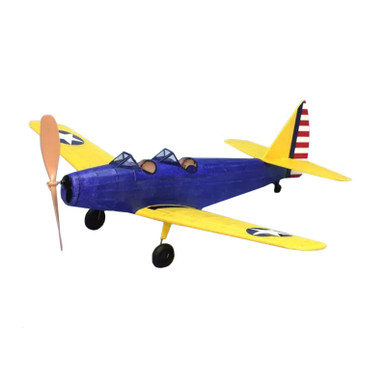 Dumas 224 Fairchild PT-19 Walnut Scale 17.5inch Rubber Band Powered Plane Kit