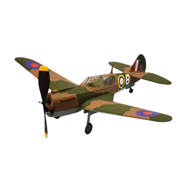 Dumas 235 P-40 Kitthawk Walnut Scale 18inch Rubber Band Powered Plane Kit