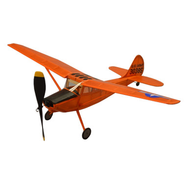 Dumas 236 L-19 Bird Dog Walnut Scale 18inch Rubber Band Powered Plane Kit