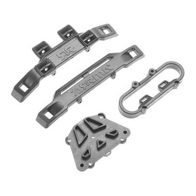 Arrma Front/Rear Bumper Set Nero, AR320251