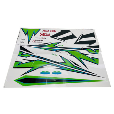 Flex Innovations Green Scheme Decal Set, Mamba 60E