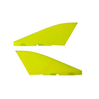 Flex Innovations Vertical Fin without Rudders, Yellow, Pirana, Clearance