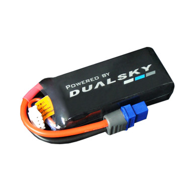 Dualsky 900mah 2S 7.4v 120C Ultra LiPo Battery with XT60 Connector
