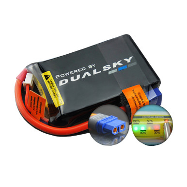 Dualsky 1600mah 2S 7.4v 70C Ultra 70 LiPo Battery with XT60 Connector, Final Clearance