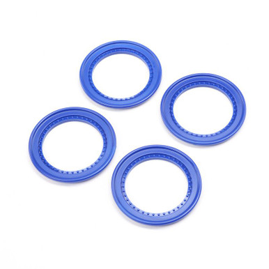 Losi Blue Snap in Beadlock Rings, 4pcs, LMT 2.0