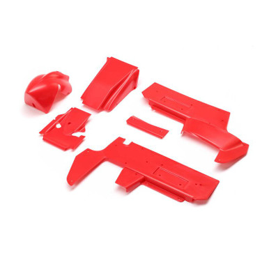 Losi Body Panel Set, Red, 22S Sprint Car