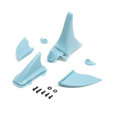 Losi Replacement Fin Set, Mini LMT Megalodon