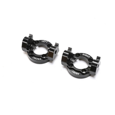 Losi Black Aluminium 5 Deg Spindle Carrier Pair, LMT, Tuned LMT