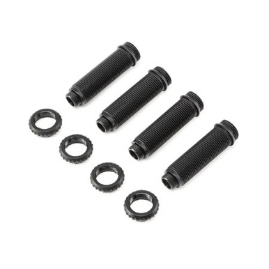 Losi FR/RR Shock Body & Collar Set, Rock Rey
