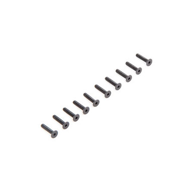 Losi Flat Head Screws M2.5 x 12mm (10)