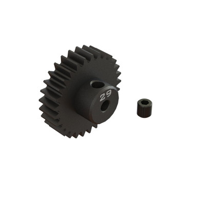 Arrma 29T 0.8Mod 1/8 Bore CNC Steel Pinion Gear, AR311091, Clearance