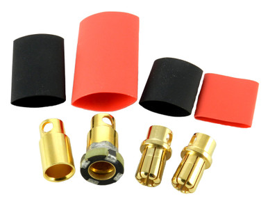 Jeti Model Anti-Spark 8.0mm Bullet Connector Pair
