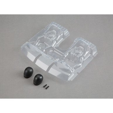 Losi Interior Set with Helmets, Clear, Baja Rey, Clearance