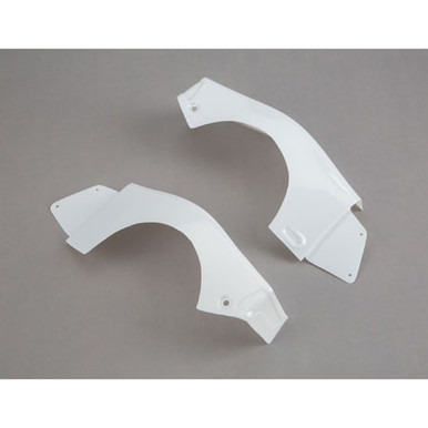 Losi Left and Right Rear Fender Set, White - Baja Rey