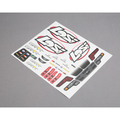 Losi Baja Rey Sticker Sheet