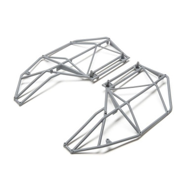 Losi Roll Cage, Side, Left & Right, Gray, Rock Rey