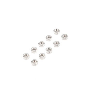Losi Flat Nut, M3 x 0.5 x 5mm (10)