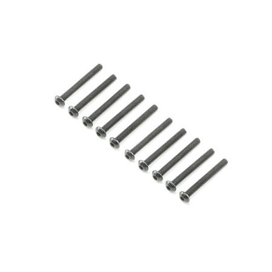 Losi Button Head Screws M3x25mm (10)