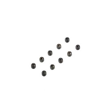 Losi Set Screws, M3 x 4mm Cup Point (10)