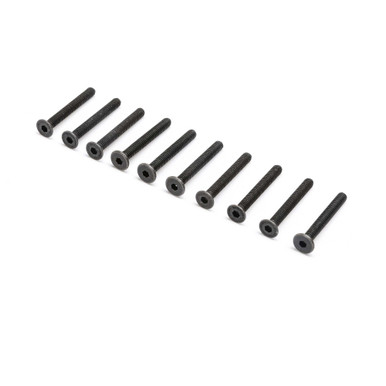 Losi M2.5 x 20mm Flat Head Screws, 10pcs
