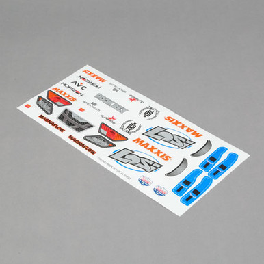 Losi Electric Blue Decal Sheet- Rock Rey