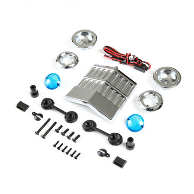 Losi Front LED Lights and Grill Set, SonUva Digger, LMT