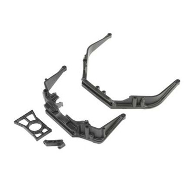 Losi Front/Rear Chassis Brace Set & Diff Retainer Ring- LST 3XL-E