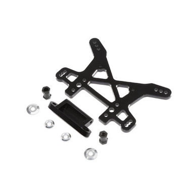 Losi Rear Shock Tower, Black Alloy, DB-XL MT-XL