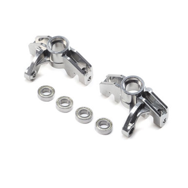 Losi Front Spindle Set, Aluminum, Super Rock Rey