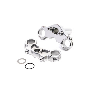 Losi Aluminium Triple Clamp Set, Silver, ProMoto-MX/SM