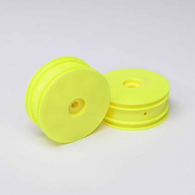Losi Front Wheel, Yellow, 2pcs, Mini-B, Clearance