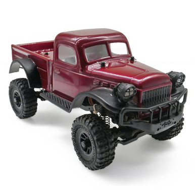 Panda Hobby Tetra K1 1/18 Sport 1950's RTR Crawler, Maroon, PHT1802M, No Longer Available