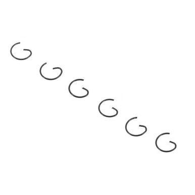 OS Engines Piston Pin Retainer Clips, 6pcs, T1202, T1203, T1204, R2101, R2102, R2103, R2104, B21 Drake 2 R2101, B2102