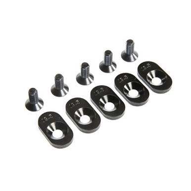 Losi Engine Mount Insert and Screws, Black, 19.5T, 5ive-T 2.0