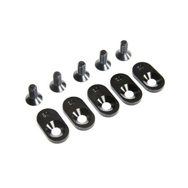 Losi Engine Mount Insert and Screws, Black, 21T, 5ive-T 2.0