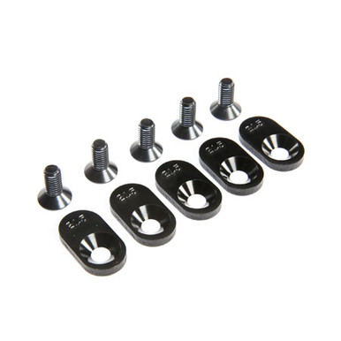 Losi Engine Mount Insert and Screws, Black, 21.5T, 5ive-T 2.0