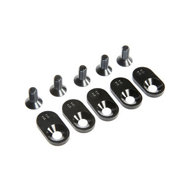 Losi Engine Mount Insert and Screws, Black, 22T, 5ive-T 2.0