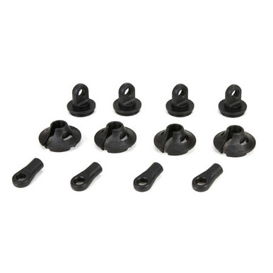 Losi Spring Cups/Clips/Shock Ends, 2pcs, DBXL 2.0