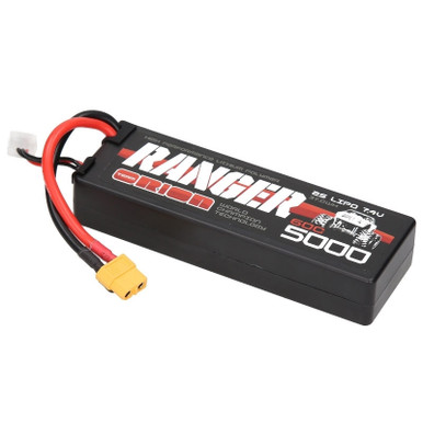 Team Orion 5000mah 2S 7.4v 55C Ranger Hard Case LiPo Battery with XT60 Connector